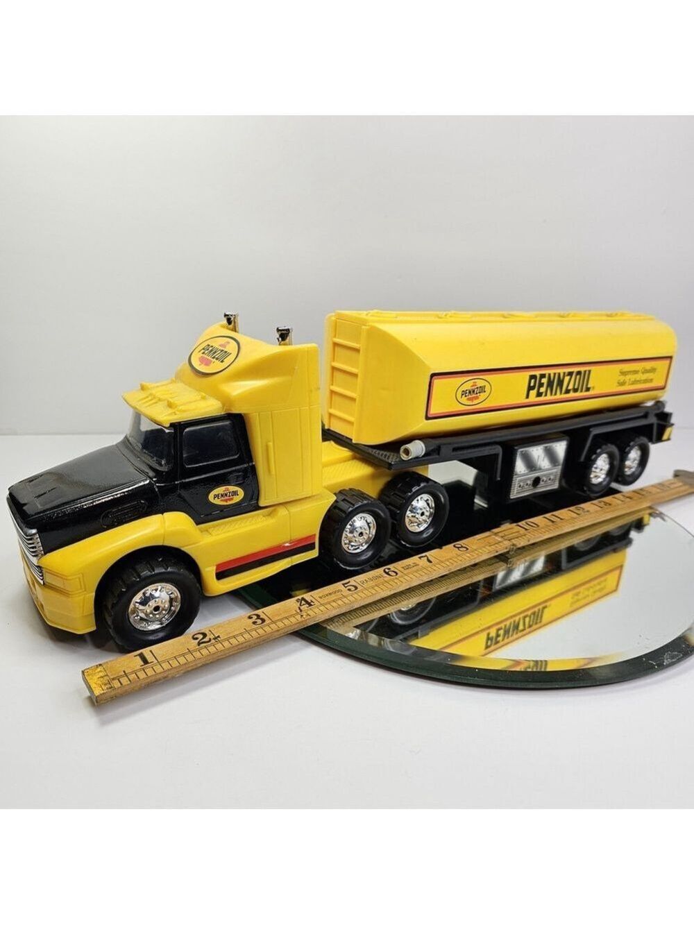 Large Pennzoil Remco Oil Tanker Tuff Ones Brand 17" Oil Gas Semi Truck